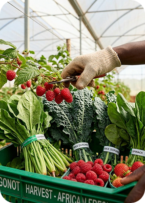 Fresh produce from Longonot